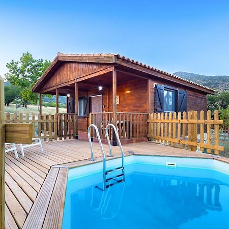 Aldea Los Odres - Cabanas De Madera De 1ª Con Piscina Privada Y Bbq En La Puerta Мораталья Экстерьер фото