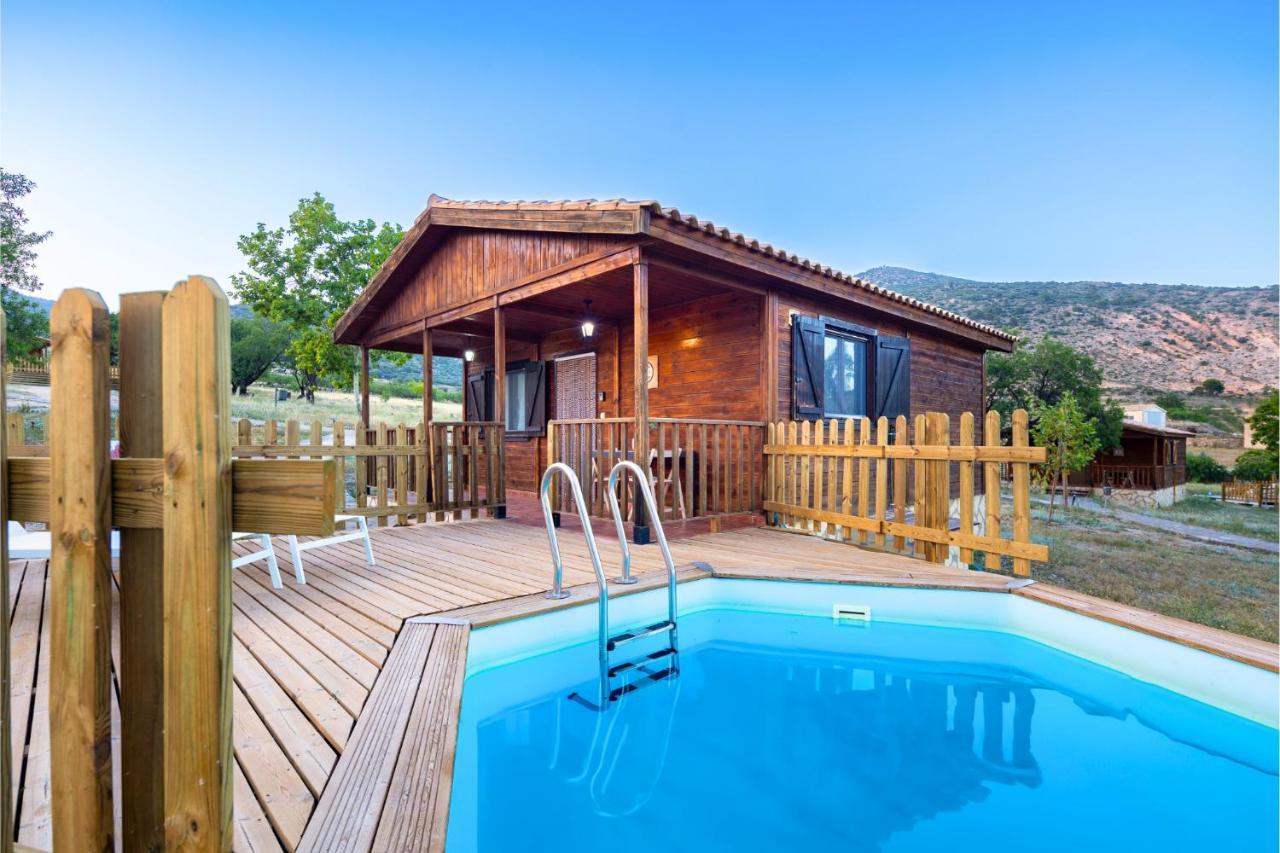 Aldea Los Odres - Cabanas De Madera De 1ª Con Piscina Privada Y Bbq En La Puerta Мораталья Экстерьер фото