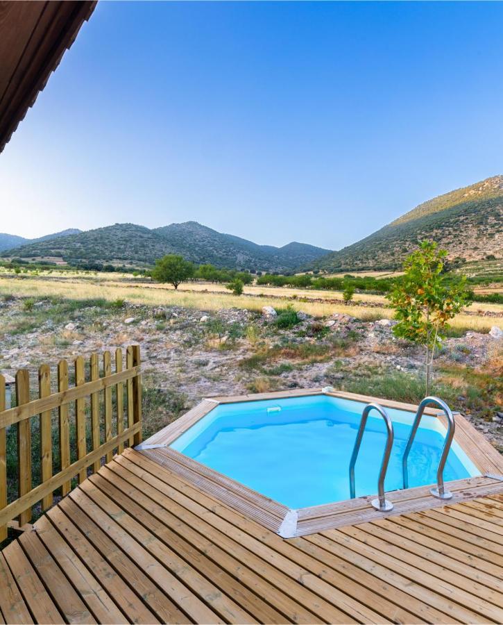 Aldea Los Odres - Cabanas De Madera De 1ª Con Piscina Privada Y Bbq En La Puerta Мораталья Экстерьер фото